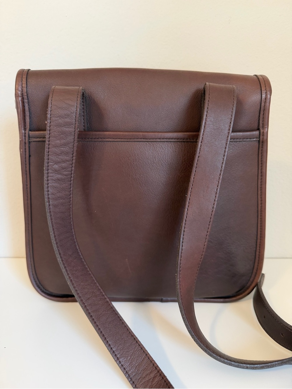 Vintage Coach Large Sidepack 9979 Mahogany - Picture 3 of 16